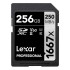 Lexar 1667X Professional 256GB V60 U3 SDXC™ UHS-II Memory Cards (up to 250MB/s read, 120MB/s write)
