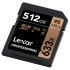 Lexar 633X Professional 512GB V30 U3 SDHC™/SDXC™ UHS-I Memory Cards (up to 95MB/s read, Write 45MB/s)
