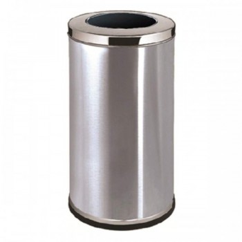 Stainless Steel Round Waste Bin - C/W Open Top RAB-013/SS