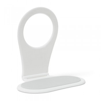 Bobino FOLDING PHONE HOLDER (White) - Anti-slip Pad, Folding Hinge