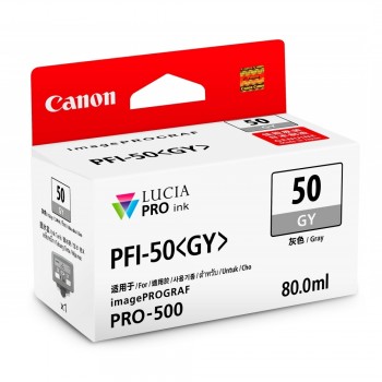 Canon PFI-50 ink tank (80ml) - Gray