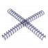 M-Bind Double Wire Bind 2:1 A4 - 1-1/4"(32mm) X 23 Loops, 30pcs/box, Blue