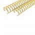 M-Bind Double Wire Bind 3:1 A4 - 5/16"(8mm) X 34 Loops, 100pcs/box, Gold