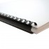 M-Bind Plastic Binding Comb - 8mm x 21 Ring, 100pcs/box, Black