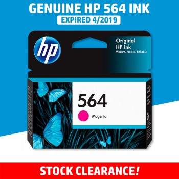 [CLEARANCE] Original HP 564 Magenta Ink Cartridge - Genuine HP Ink CB319WA CB319A CB319 Color Ink (300 Pages)
