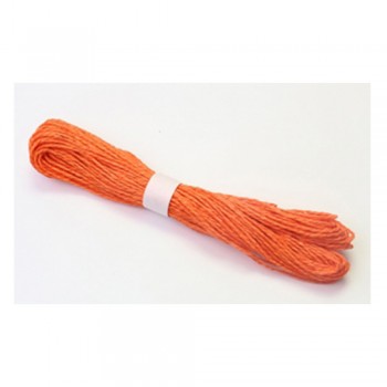 Colorful Paper Rope 25meters - Orange