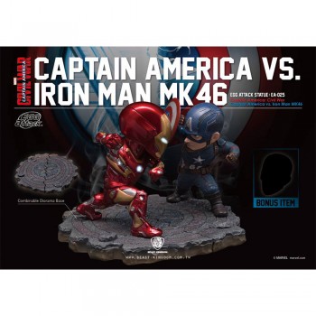 Marvel Captain America: Civil War Egg Attack - Captain America vs Iron Man MK46 (EA-025)