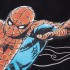 Marvel Comics Series Spider-Man Ink Painting Tee (Black, Size S)