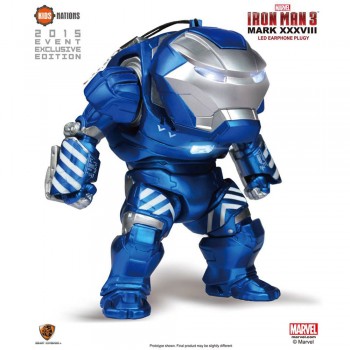 Marvel Iron Man 3 - Kids Nations - Mark 38 Igor LED Earphone Plug (KN-DX02)