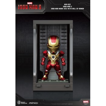 Marvel : Mini Egg Attack : Iron Man 3 - Iron Man Mark XVII with Hall of Armor (MEA022MK17)