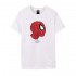 Spider-Man Series Side Face Tee (White, Size M)
