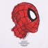 Spider-Man Series Side Face Tee (White, Size XL)
