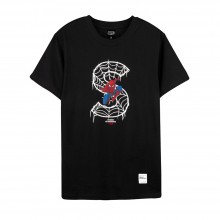 Spider-Man Series Spider-Man S Tee (Black, Size XL)