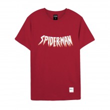 Spider-Man Series Spider Web Tee (Red, Size XL)