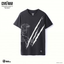 Marvel Captain America: Civil War Tee Scratch - Dark Gray, Size XS (APL-CA3-015)
