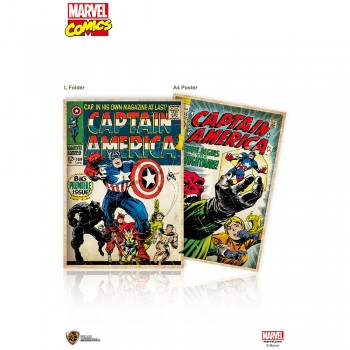 Marvel Comic: L-Folder - Captain America (MC-LF-CA)