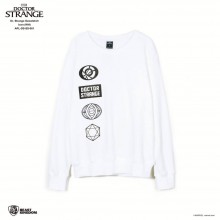 Marvel Dr. Strange: Dr. Strange Sweatshirt Icon - White, Size S (APL-DS-SS-001)