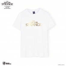 Marvel Dr. Strange: Dr. Strange Tee Logo - White, Size S (APL-DS-TEE-001)