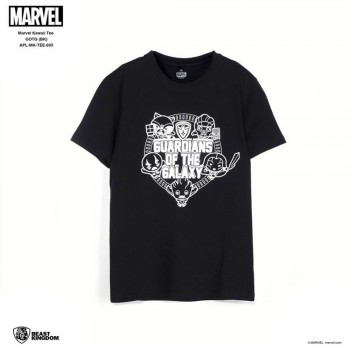 Marvel: Marvel Kawaii Tee Guardians Of The Galaxy - Black, Size XS (APL-MK-TEE-005)