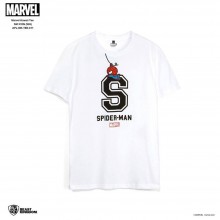 Marvel: Marvel Kawaii Tee Spider-Man Icon - White, Size M (APL-MK-TEE-011)