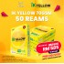 IK YELLOW A4 Paper 70GSM 500'sheet (x50reams)