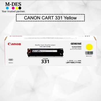 Canon Cart 331 Yellow Color Toner Cartridge 
