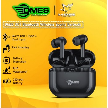 DMES Wireless Sports Earbuds DE3