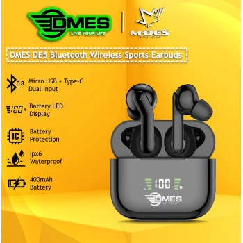 DMES Wireless Sports Earbuds DE5