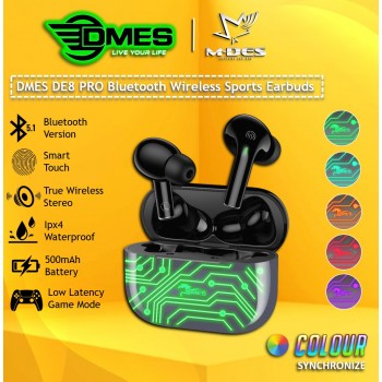 DMES Wireless Games Earbuds DE8 Pro