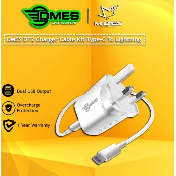 DMES Charger Cable Kit DT2 (Type-C to Lightning)