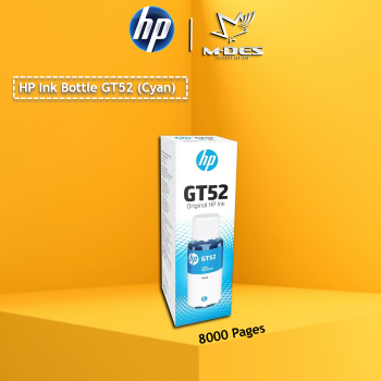 HP Deskjet GT52 All-In-One Cyan Ink Bottles