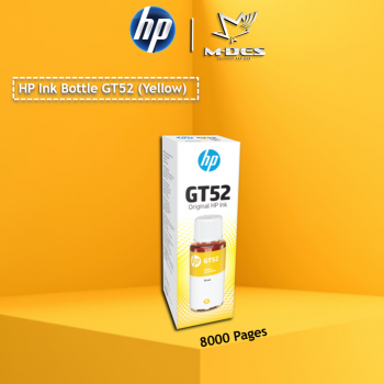 HP Deskjet GT52 All-In-One Yellow Ink Bottles