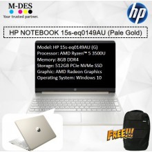 HP Notebook (15s-eq0149AU) - Pale Gold