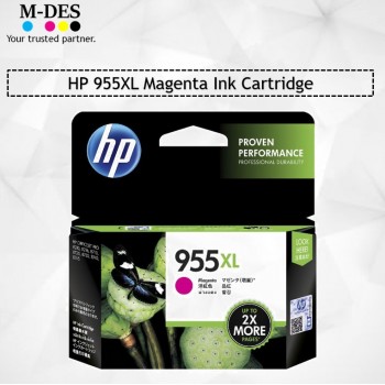 HP 955XL Magenta Original Ink Cartridge (L0S66AA)