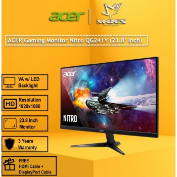 Acer 23.8" Gaming Monitor Nitro QG241Y