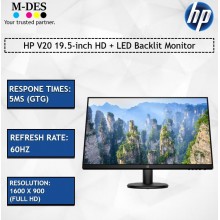 HP V20 19.5-inch HD + LED Backlit Monitor