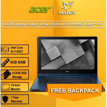 Acer Laptop Enduro Urban N3 EUN314-51W-59NC (i5-1135G7)