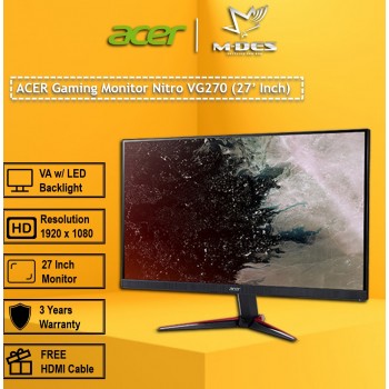  Acer VG270 27" Gaming Monitor 