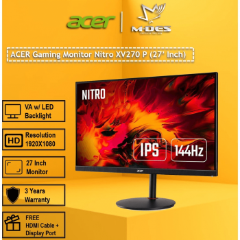 Acer Nitro XV270P 27'' LED Backlit LCD Gaming Monitor