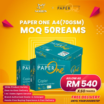 Paper One A4 Paper 70GSM 500'sheet (x50reams)