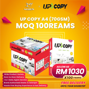 UP Copy A4 Paper 70GSM 500'sheet (x100reams)