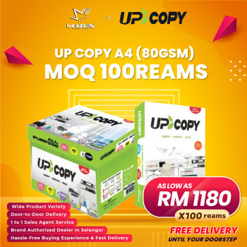 UP Copy A4 Paper 80GSM 500'sheet (x100reams)