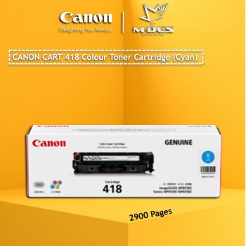 Canon 418 Toner Cartridge - Cyan