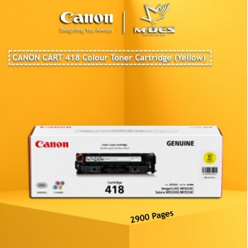 Canon 418 Toner Cartridge - Yellow