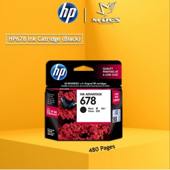 HP 678 Black Ink Cartridge CZ107AA
