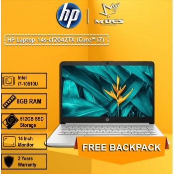 HP Laptop 14s-cf2042TX (Core i7) - Natural Silver