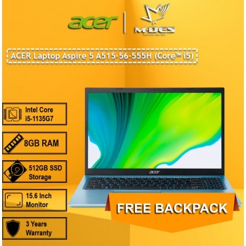 ACER Laptop Aspire 5 A515-56-555H (Core i5) - Glacier Blue