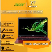 Acer Notebook Aspire 3 (A314-32-C7QH) - Rococco Red