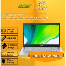 Acer Notebook Aspire 5 (A515-56-52UY) - Charcoal Black