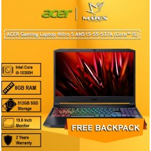 ACER Gaming Laptop Nitro 5 AN515-55-537A (Core i5) - Black Red